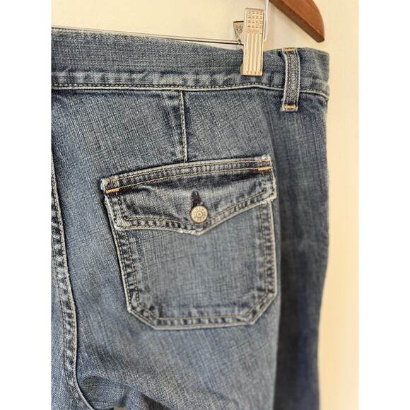 J Crew Raw Hem Womens Jeans Size 29 Cotton Straight Med Wash Blue Casual Pockets - Picture 7 of 13